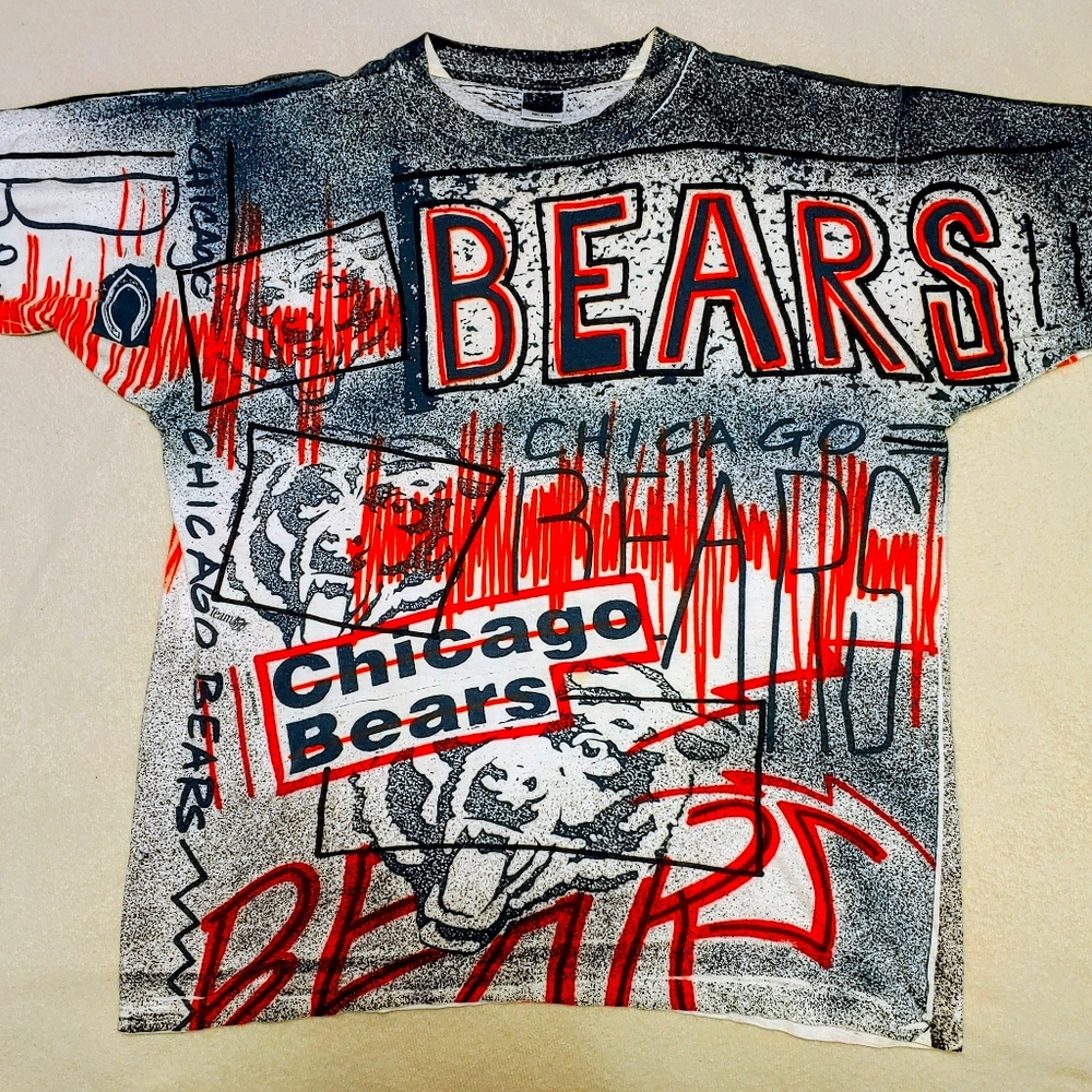 Vintage Chicago Bears Magic Johnson Graffiti Shirt